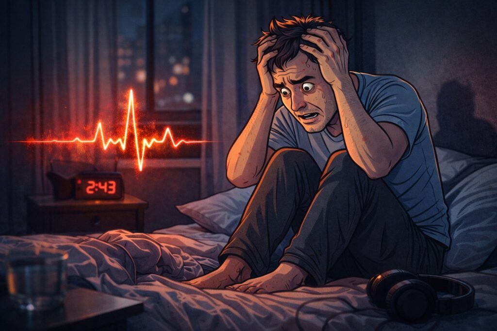 Kann die Angst abends schlimmer sein?